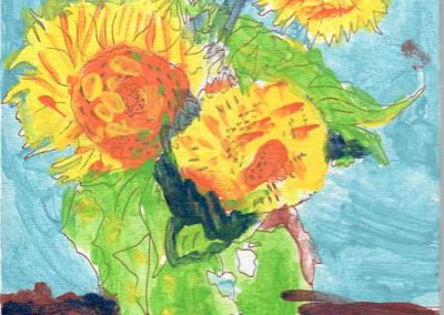 The Typing Girl Flower Pot