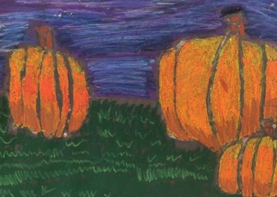 The Typing Girl Pastel Pumpkins